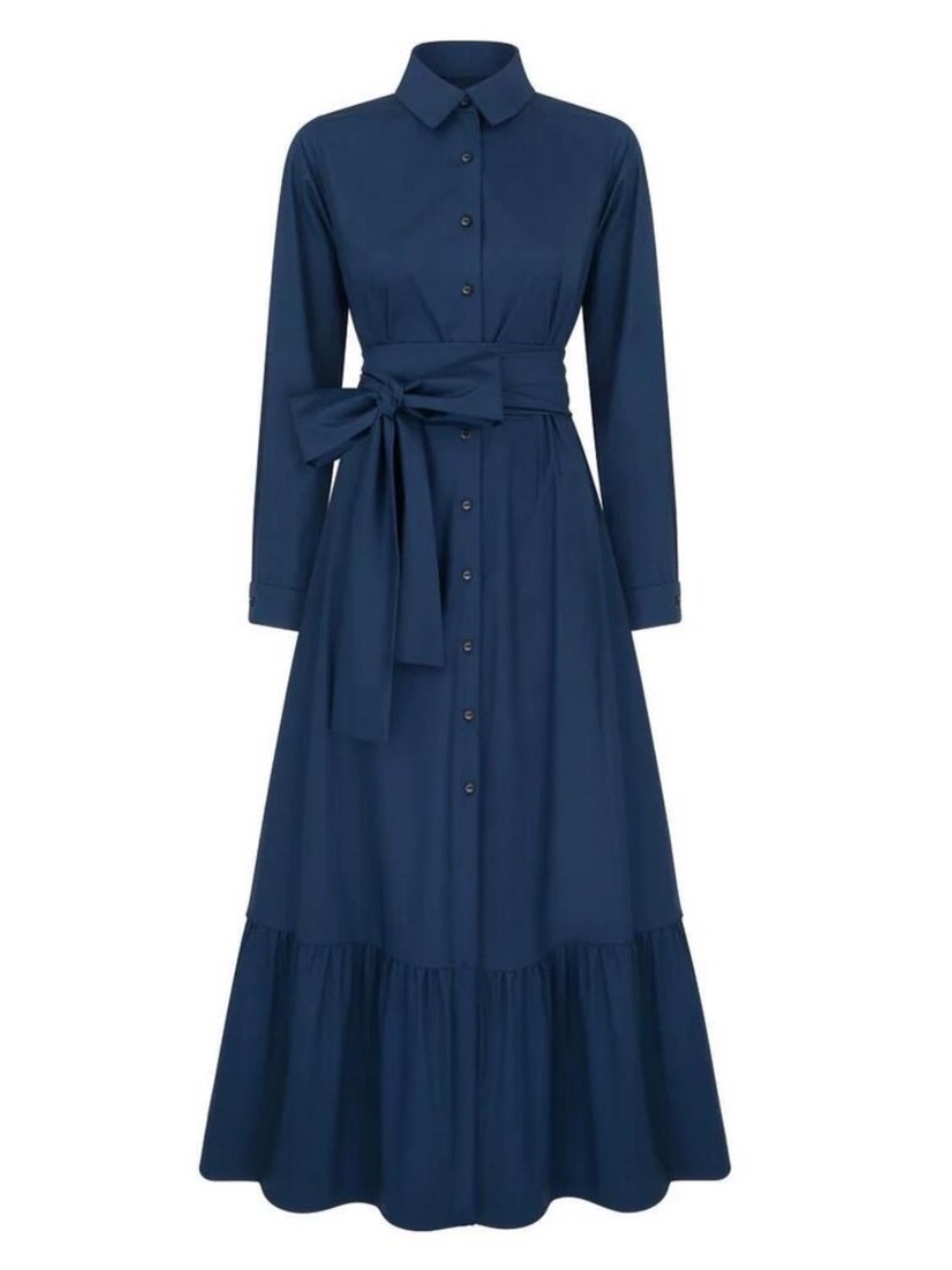 Monica Nera Carrie Long Sleeve Shirt Dress